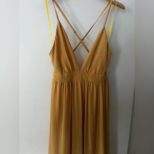 Mustard Yellow Maxi Dress
